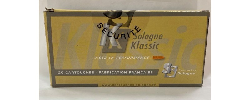 20 CARTOUCHES SOLOGNE SUBSONIC CALIBRE 30-06