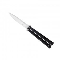 COUTEAU PAPILLON THIRD ALU NOIR 13CM