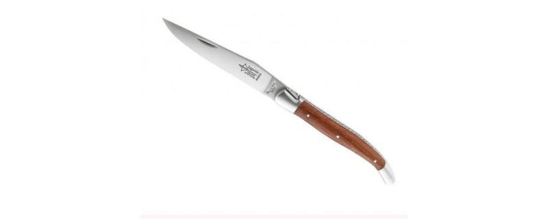 COUTEAU LAGUIOLE ANTAN BOIS DE MARTIN MITRES INOX MAT 12CM