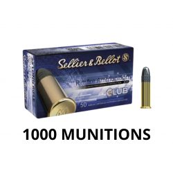 1000 MUNITIONS SELLIER BELLOT CLUB 22LR 40GR