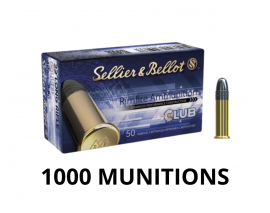 1000 MUNITIONS SELLIER BELLOT CLUB 22LR 40GR