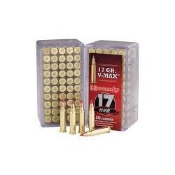 50 CARTOUCHES HORNADY 17 HMR 17GR