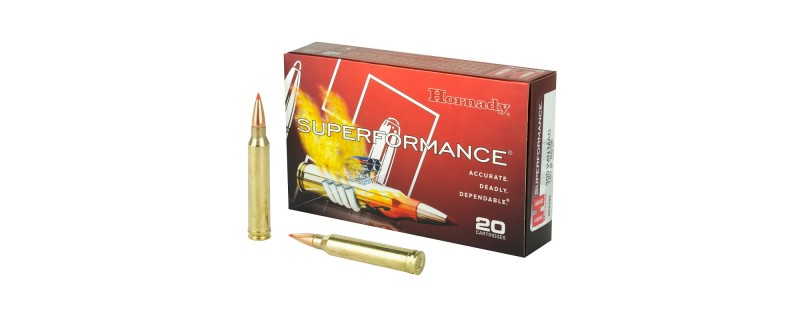 20 CARTOUCHES HORNADY SUPERFORMANCE SST 180GR 300WM