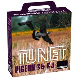 PACK 100 CARTOUCHES TUNET PIGEON 36 BJ 7.5 CAL12