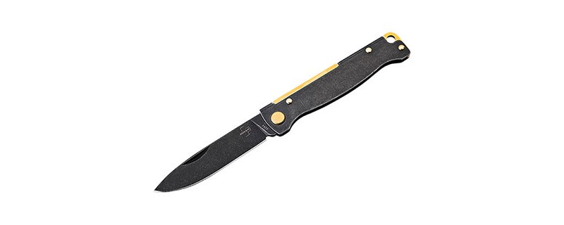 COUTEAU BÖKER PLUS ATLAS BLACK STONEWASH COPPER