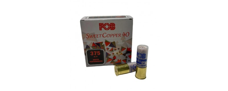 25 CARTOUCHES FOB SWEET COPPER 12MAG