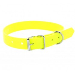 COLLIER CHIEN JAUNE 45CM