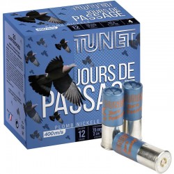 25 CARTOUCHES TUNET JOUR DE PASSAGE 35G CAL12/70 PLOMB 6