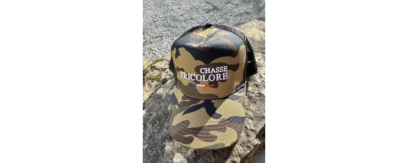 CASQUETTE "CHASSE TRICOLORE" JUNGLE CAMO