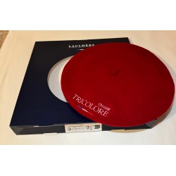 BERET ROUGE "CHASSE TRICOLORE"