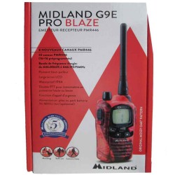 TALKIE WALKIE MIDLAND G9 PRO BLAZE + OREILLETTES