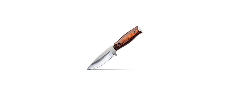 COUTEAU WILDSTEER KASTOR MICARTA + ETUI CUIR