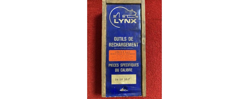 OCCASION - OUTILS DE RECHARGEMENT LYNX CAL. 38SP/357